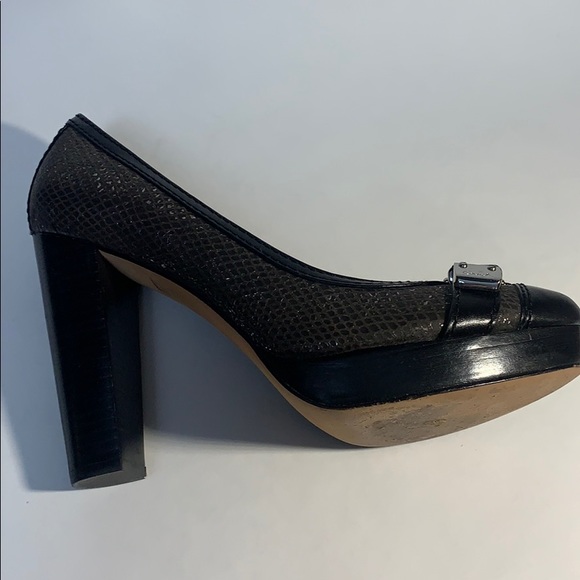 Coach platform heels size 8 M snake skin - Picture 2 of 11